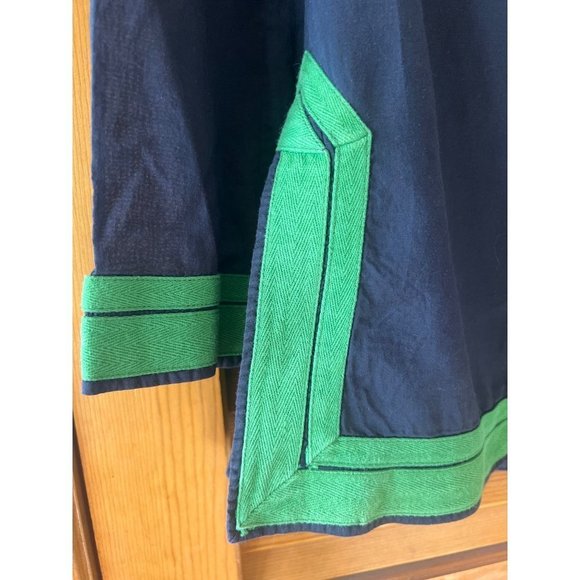 Tory Burch Women Sail to Sable Blue & Green Tunic - 2 - Picture 6 of 8